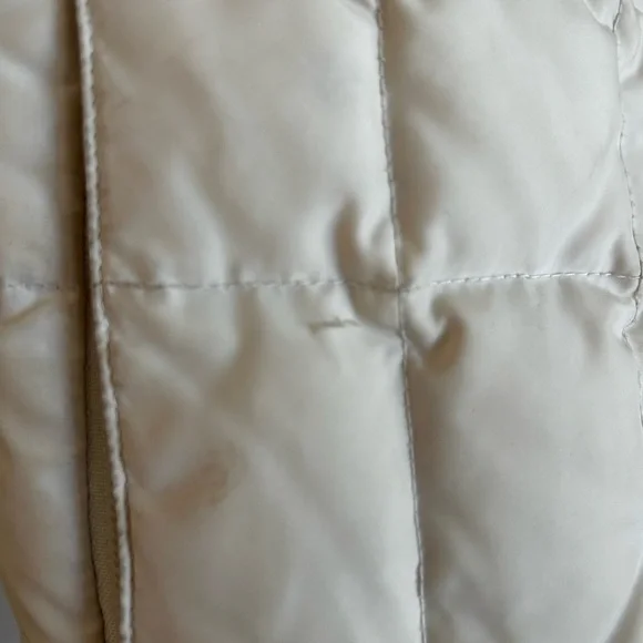 *Super Warm* Eddie Bauer 100% Goose Down White Puffer Jacket - Picture 14 of 17